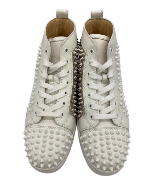 Christian Louboutin（クリスチャン・ルブタン）Christian Louboutin (クリスチャン・ルブタン) YANG LOUIS FLAT ホワイト サイズ:39 1/2の古着・服飾アイテム