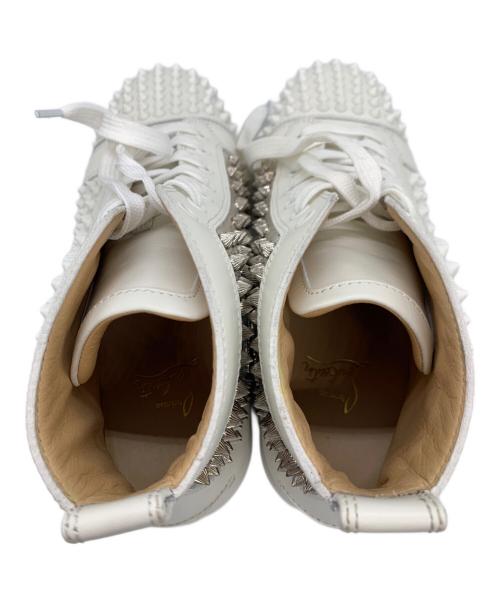 Christian Louboutin（クリスチャン・ルブタン）Christian Louboutin (クリスチャン・ルブタン) YANG LOUIS FLAT ホワイト サイズ:39 1/2の古着・服飾アイテム