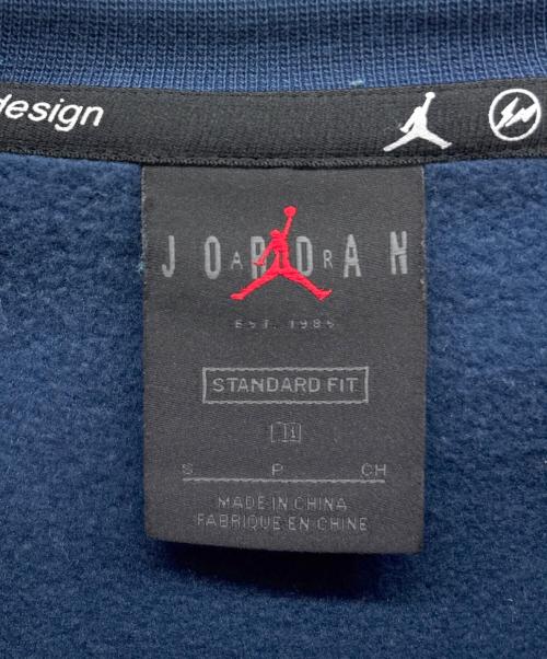 AIRJORDAN（エア ジョーダン）AIRJORDAN (エア ジョーダン) FRAGMENT (フラッグメント) スウェット ネイビー サイズ:Sの古着・服飾アイテム
