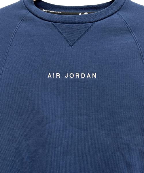 AIRJORDAN（エア ジョーダン）AIRJORDAN (エア ジョーダン) FRAGMENT (フラッグメント) スウェット ネイビー サイズ:Sの古着・服飾アイテム