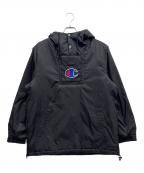 SUPREME×Championシュプリーム×チャンピオン）の古着「アノラックパーカー」｜ブラック
