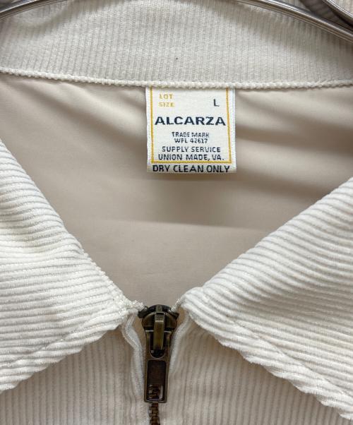 ALCARZA（アルカライザ）ALCARZA (アルカライザ) ワークジャケット アイボリー サイズ:Lの古着・服飾アイテム