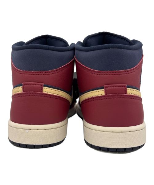 NIKE（ナイキ）NIKE (ナイキ) AIR JORDAN1 MID SE レッド×ネイビー サイズ:28 未使用品の古着・服飾アイテム