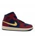 中古・古着 NIKE (ナイキ) AIR JORDAN1 MID SE レッド×ネイビー サイズ:28 未使用品：12000円