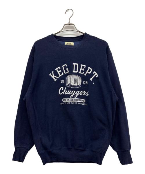 STEVE&BARRYS（Steve＆Barrys）STEVE&BARRYS (Steve＆Barrys) スウェット ネイビー サイズ:Lの古着・服飾アイテム