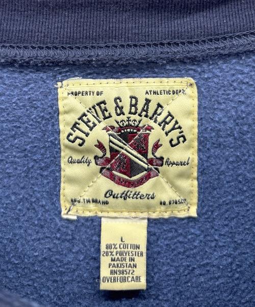STEVE&BARRYS（Steve＆Barrys）STEVE&BARRYS (Steve＆Barrys) スウェット ネイビー サイズ:Lの古着・服飾アイテム