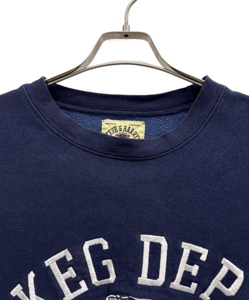 STEVE&BARRYS（Steve＆Barrys）STEVE&BARRYS (Steve＆Barrys) スウェット ネイビー サイズ:Lの古着・服飾アイテム