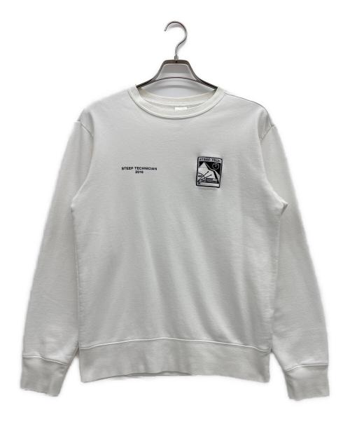 THE NORTH FACE（ザ ノース フェイス）THE NORTH FACE (ザ ノース フェイス) SUPREME (シュプリーム) Steep Tech Crewneck ホワイト サイズ:Sの古着・服飾アイテム