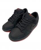 NIKEナイキ）の古着「SB DUNK LOW TRD QS "Black Pigeon"」｜ブラック×オレンジ