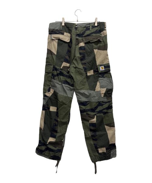CarHartt（カーハート）CarHartt (カーハート) カーゴパンツ グリーン サイズ:34×30の古着・服飾アイテム