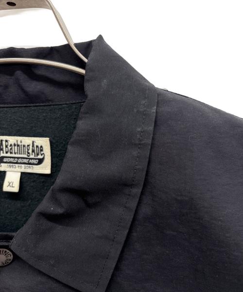 A BATHING APE（アベイシングエイプ）A BATHING APE (アベイシングエイプ) コーチジャケット ブラック サイズ:XLの古着・服飾アイテム