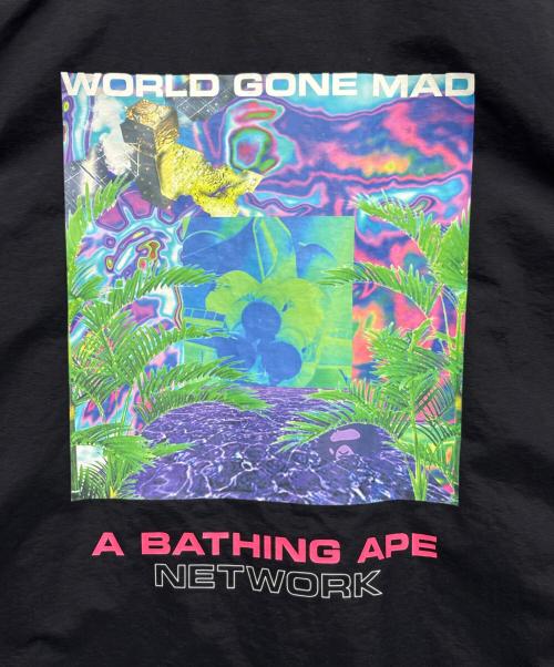 A BATHING APE（アベイシングエイプ）A BATHING APE (アベイシングエイプ) コーチジャケット ブラック サイズ:XLの古着・服飾アイテム