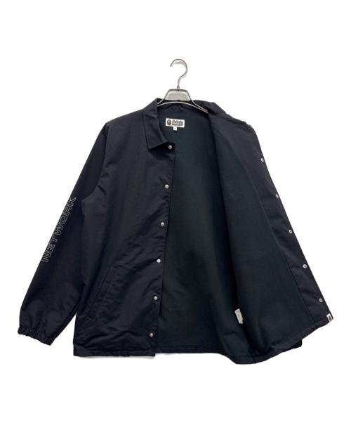 A BATHING APE（アベイシングエイプ）A BATHING APE (アベイシングエイプ) コーチジャケット ブラック サイズ:XLの古着・服飾アイテム