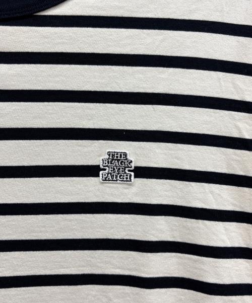 BlackEyePatch（ブラックアイパッチ）BlackEyePatch (ブラックアイパッチ) ボーダーカットソー アイボリー×ブラック サイズ:XLの古着・服飾アイテム