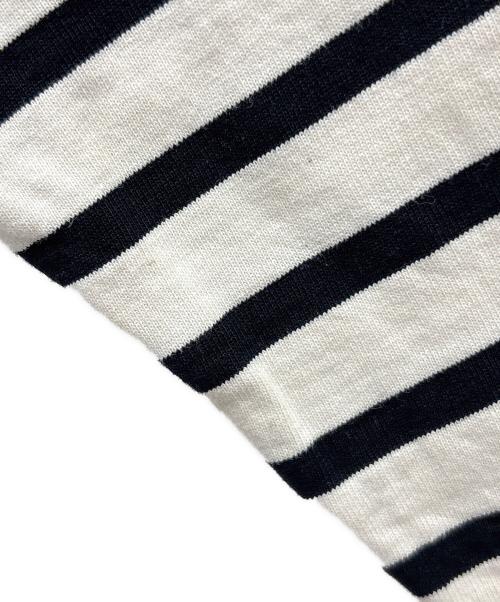BlackEyePatch（ブラックアイパッチ）BlackEyePatch (ブラックアイパッチ) ボーダーカットソー アイボリー×ブラック サイズ:XLの古着・服飾アイテム
