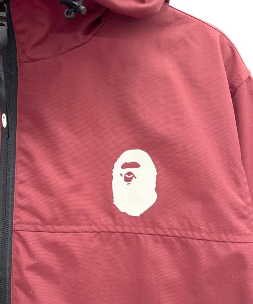 A BATHING APE（アベイシングエイプ）A BATHING APE (アベイシングエイプ) ジップアップジャケット ワインレッド サイズ:2XLの古着・服飾アイテム