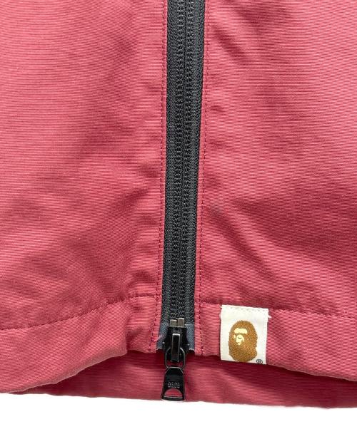 A BATHING APE（アベイシングエイプ）A BATHING APE (アベイシングエイプ) ジップアップジャケット ワインレッド サイズ:2XLの古着・服飾アイテム