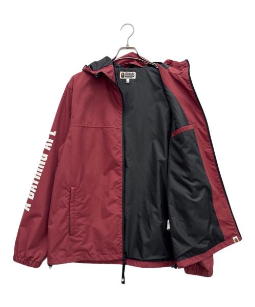 A BATHING APE（アベイシングエイプ）A BATHING APE (アベイシングエイプ) ジップアップジャケット ワインレッド サイズ:2XLの古着・服飾アイテム