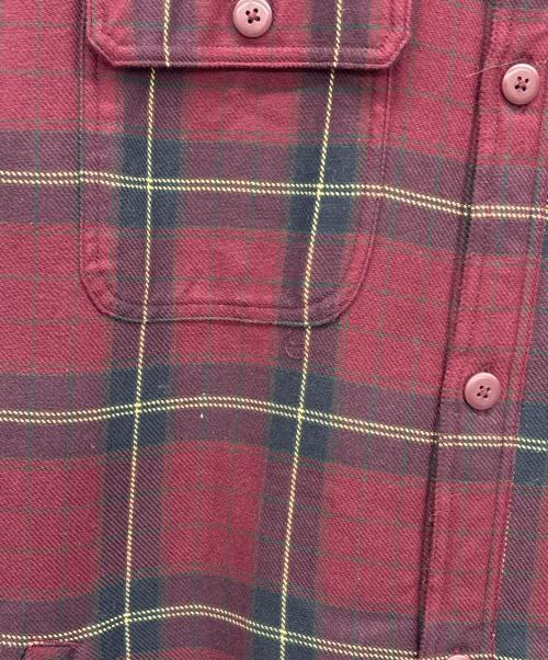 CarHartt（カーハート）CarHartt (カーハート) 裏ボアアーチャーシャツジャケット ワインレッド サイズ:XLの古着・服飾アイテム