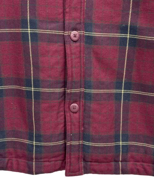 CarHartt（カーハート）CarHartt (カーハート) 裏ボアアーチャーシャツジャケット ワインレッド サイズ:XLの古着・服飾アイテム