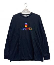 A BATHING APE（アベイシングエイプ）の古着「Tシャツ」｜ブラック