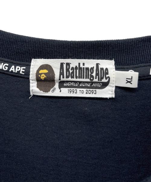 A BATHING APE（アベイシングエイプ）A BATHING APE (アベイシングエイプ) Tシャツ ブラック サイズ:XLの古着・服飾アイテム