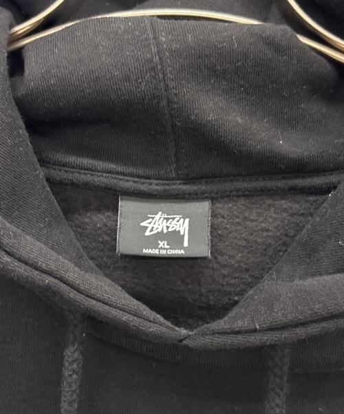 stussy（ステューシー）stussy (ステューシー) プルオーバーパーカー ブラック サイズ:XLの古着・服飾アイテム