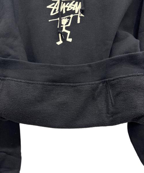 stussy（ステューシー）stussy (ステューシー) プルオーバーパーカー ブラック サイズ:XLの古着・服飾アイテム