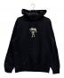stussy（ステューシー）の古着「プルオーバーパーカー」｜ブラック