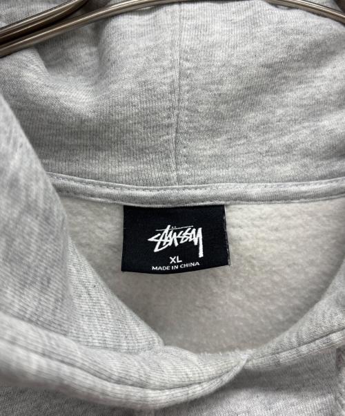 stussy（ステューシー）stussy (ステューシー) プルオーバーパーカー グレー サイズ:XLの古着・服飾アイテム