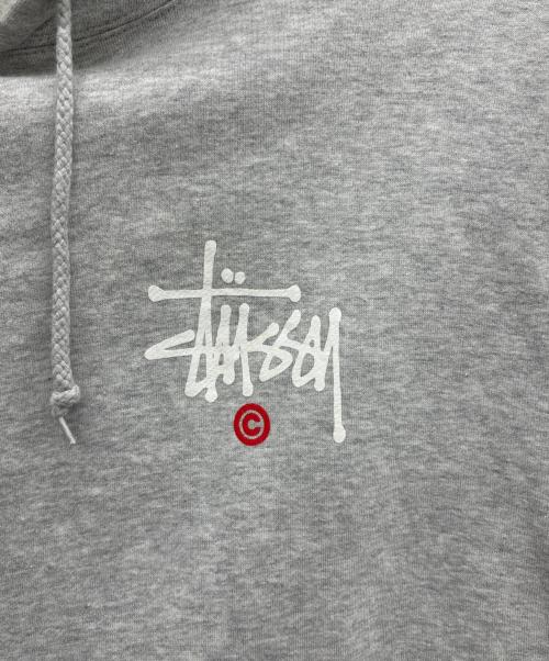 stussy（ステューシー）stussy (ステューシー) プルオーバーパーカー グレー サイズ:XLの古着・服飾アイテム