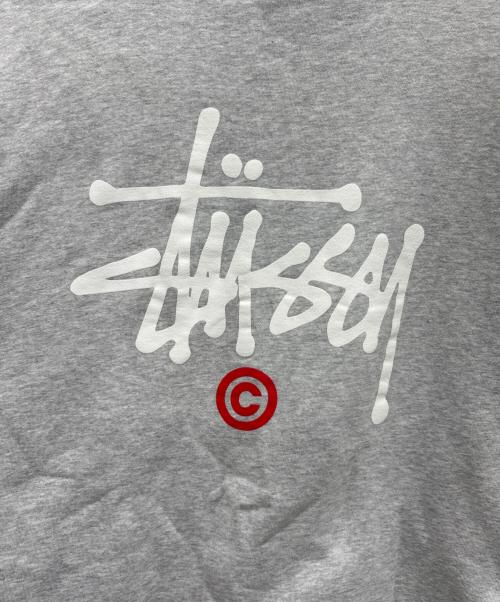 stussy（ステューシー）stussy (ステューシー) プルオーバーパーカー グレー サイズ:XLの古着・服飾アイテム