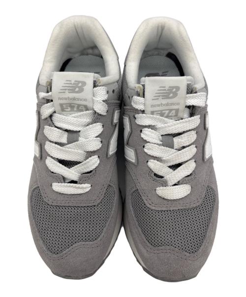 NEW BALANCE（ニューバランス）NEW BALANCE (ニューバランス) 574 グレー×ホワイト サイズ:22.5の古着・服飾アイテム