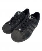 adidasアディダス）の古着「SUPER STARⅡ」｜ブラック×ホワイト