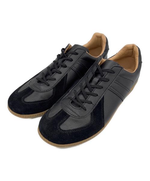 GERMAN TRAINER（ジャーマントレーナー）GERMAN TRAINER (ジャーマントレーナー) レザースニーカー ブラック サイズ:41の古着・服飾アイテム