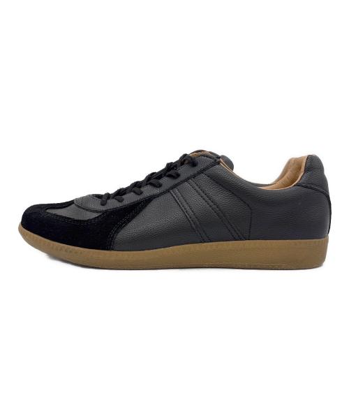 GERMAN TRAINER（ジャーマントレーナー）GERMAN TRAINER (ジャーマントレーナー) レザースニーカー ブラック サイズ:41の古着・服飾アイテム