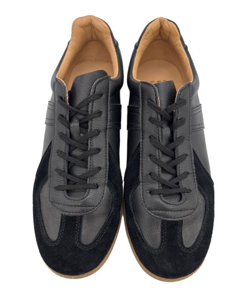GERMAN TRAINER（ジャーマントレーナー）GERMAN TRAINER (ジャーマントレーナー) レザースニーカー ブラック サイズ:41の古着・服飾アイテム