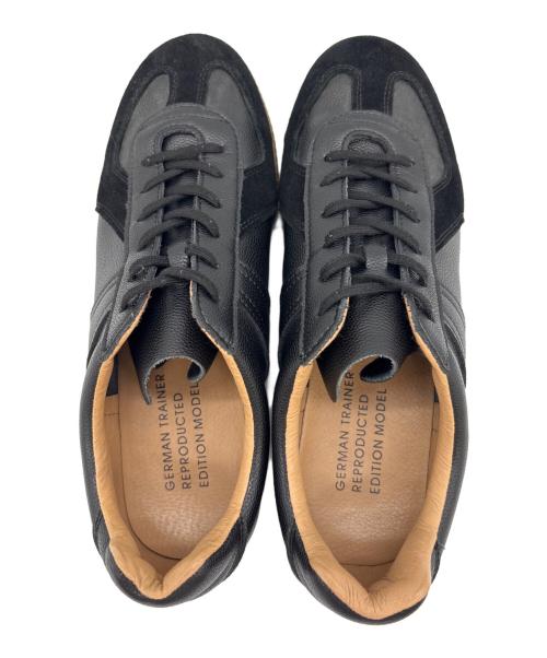 GERMAN TRAINER（ジャーマントレーナー）GERMAN TRAINER (ジャーマントレーナー) レザースニーカー ブラック サイズ:41の古着・服飾アイテム