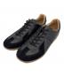 GERMAN TRAINER（ジャーマントレーナー）の古着「レザースニーカー」｜ブラック