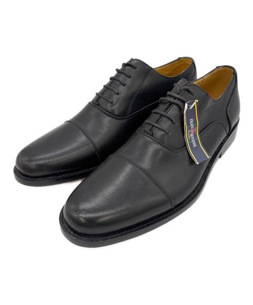 FRANCO GIOVANNI（フランコジョバンニ）FRANCO GIOVANNI (フランコジョバンニ) ストレートチップシューズ ブラック サイズ:25.5の古着・服飾アイテム