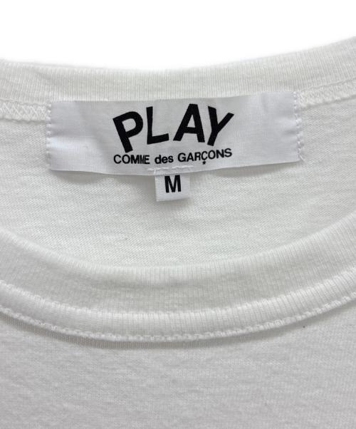 PLAY COMME des GARCONS（プレイコムデギャルソン）PLAY COMME des GARCONS (プレイコムデギャルソン) ハートTシャツ ホワイト サイズ:Mの古着・服飾アイテム