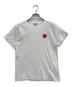 PLAY COMME des GARCONS（プレイコムデギャルソン）の古着「ハートTシャツ」｜ホワイト
