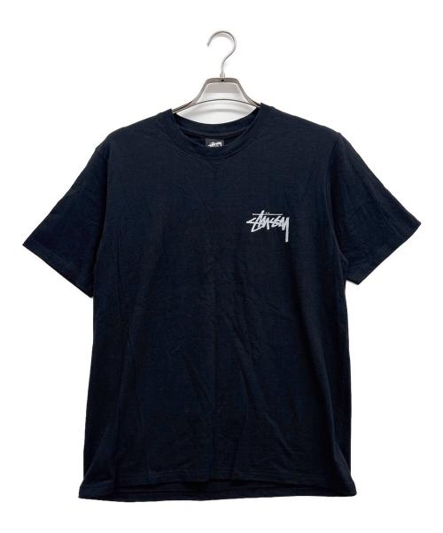 stussy（ステューシー）stussy (ステューシー) プリントTシャツ ブラック サイズ:Mの古着・服飾アイテム