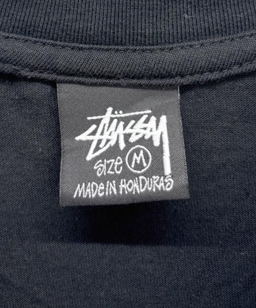 stussy（ステューシー）stussy (ステューシー) プリントTシャツ ブラック サイズ:Mの古着・服飾アイテム