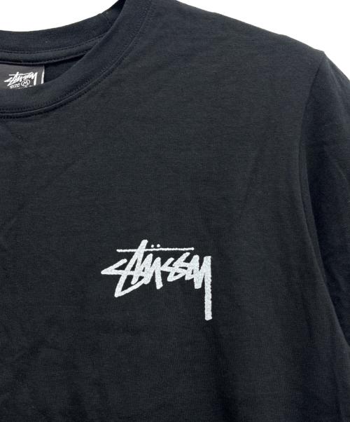 stussy（ステューシー）stussy (ステューシー) プリントTシャツ ブラック サイズ:Mの古着・服飾アイテム