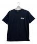 stussy（ステューシー）の古着「プリントTシャツ」｜ブラック