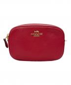 COACHコーチ）の古着「ショルダーポーチ」｜レッド