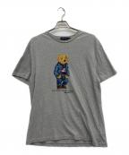 POLO RALPH LAURENポロ・ラルフローレン）の古着「クラシックフィットデニムベアTシャツ」｜グレー