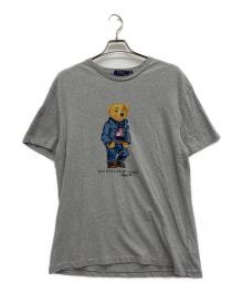 POLO RALPH LAUREN（ポロ・ラルフローレン）の古着「クラシックフィットデニムベアTシャツ」｜グレー