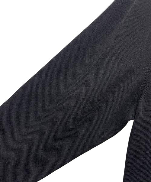 UNITED ARROWS TOKYO（ユナイテッドアローズトウキョウ）UNITED ARROWS TOKYO (ユナイテッドアローズトウキョウ) エンブロティアードコンビニット ブラック×グレー サイズ:表記無しの古着・服飾アイテム